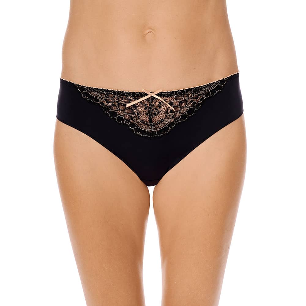 Amoena Alina Panty in Schwarz/Sand - Model