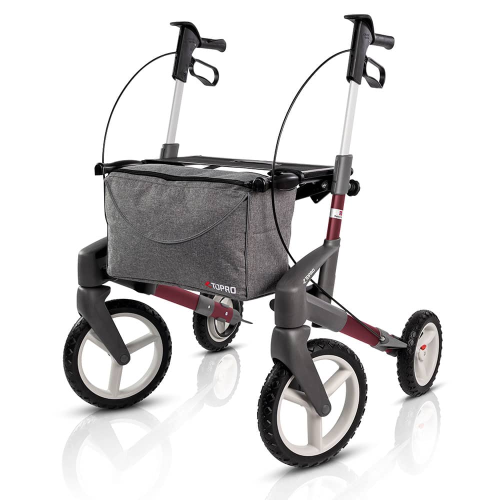 Topro Rollator Olympos ATR  in Weinrot