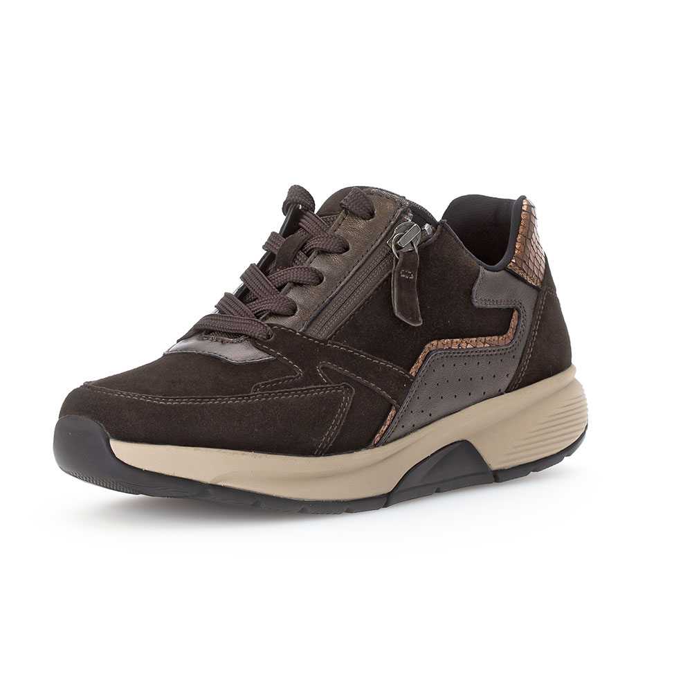 Gabor Rollingsoft Sneaker in Schokobraun