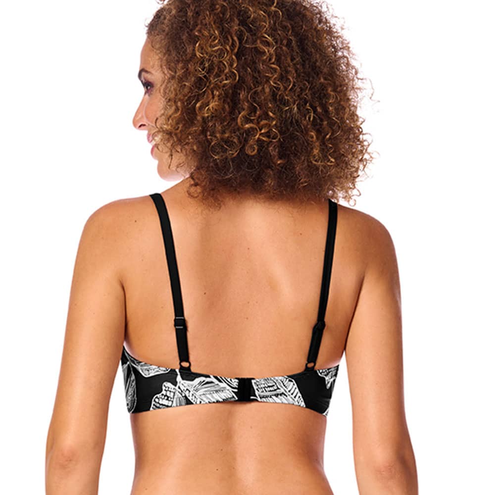 Amoena Bikini-Top Lanzarote in Schwarz/Weiß 71729 - Model Rückseite