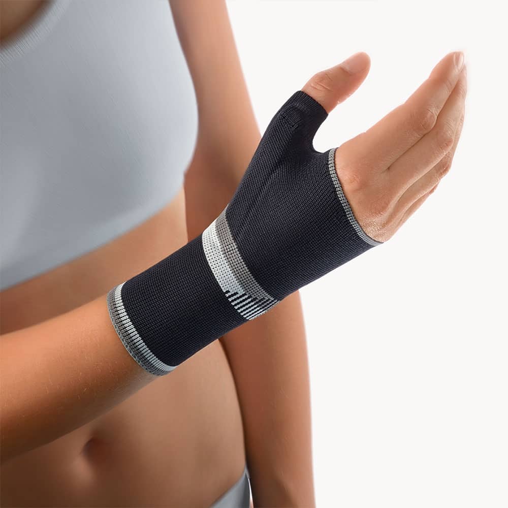 Bort SellaFlex Handgelenkbandage in Schwarz/Grau