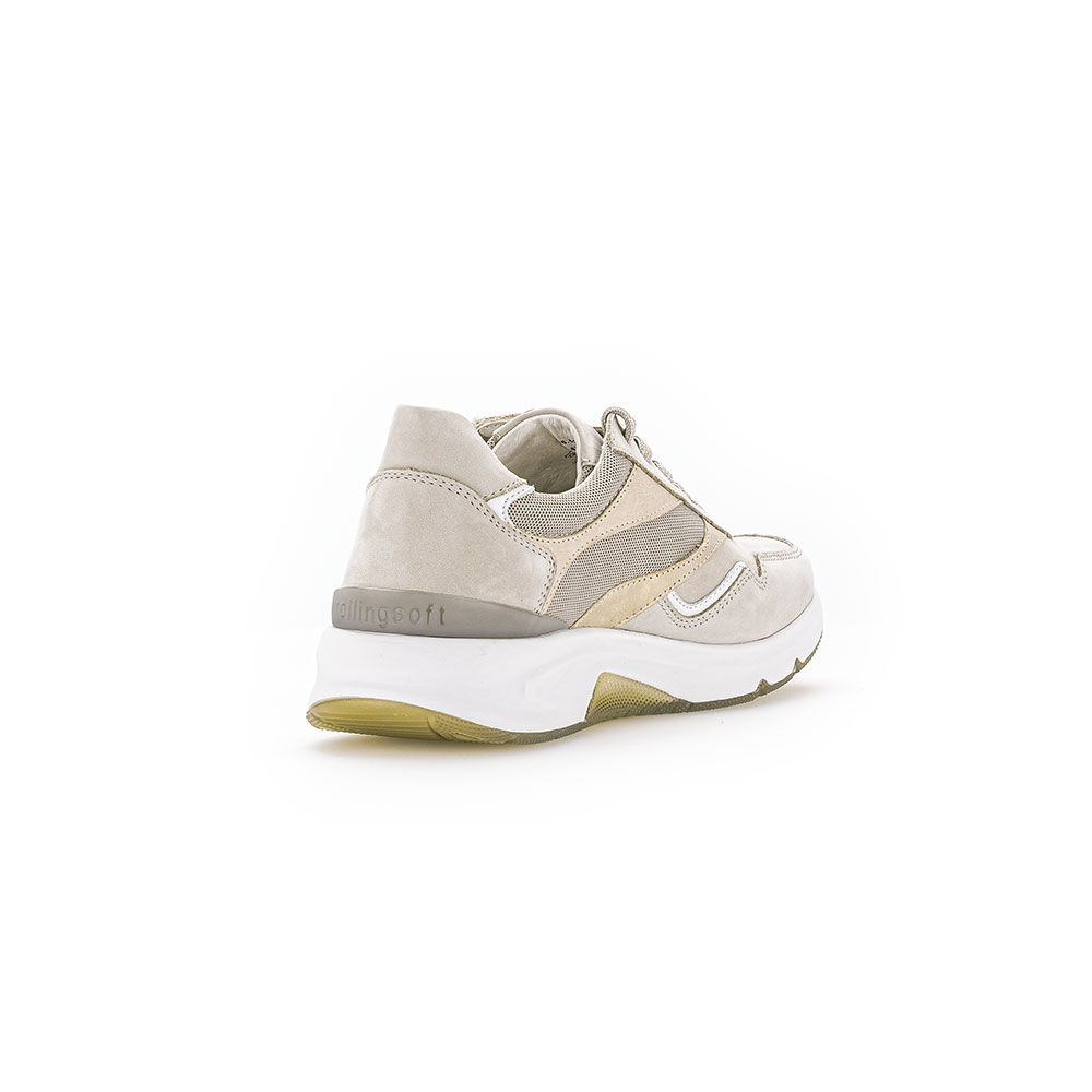 Gabor Rollingsoft Sneaker Beige Ferse