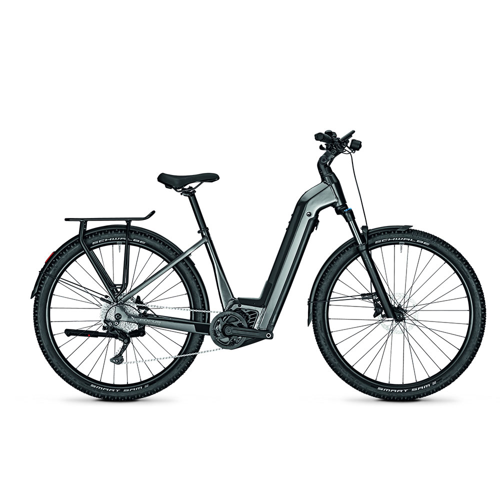 Focus E-Bike Adventura2 6.7 Modelljahr 2023 in der Farbe Schwarz