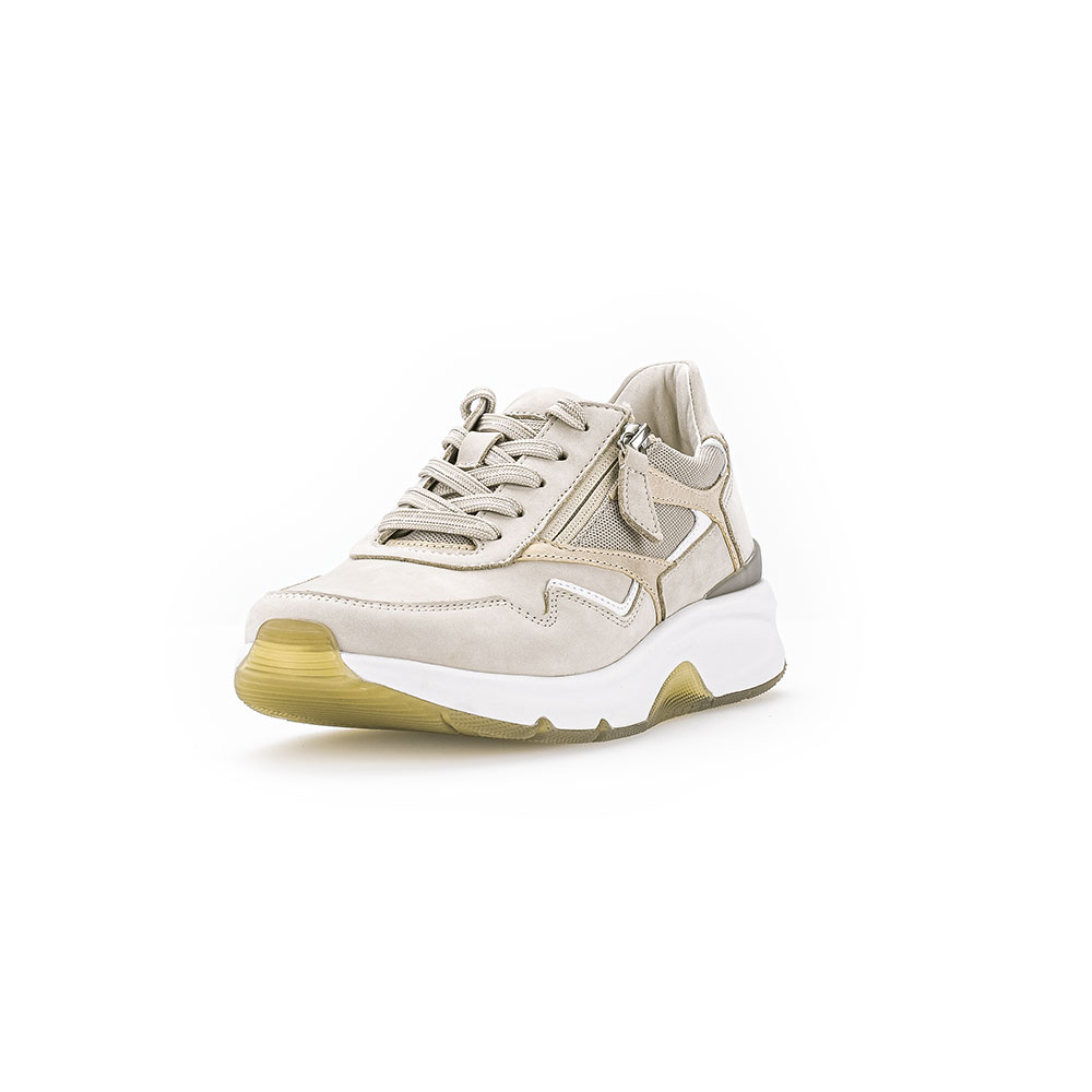 Gabor Rollingsoft Sneaker Beige Vorne