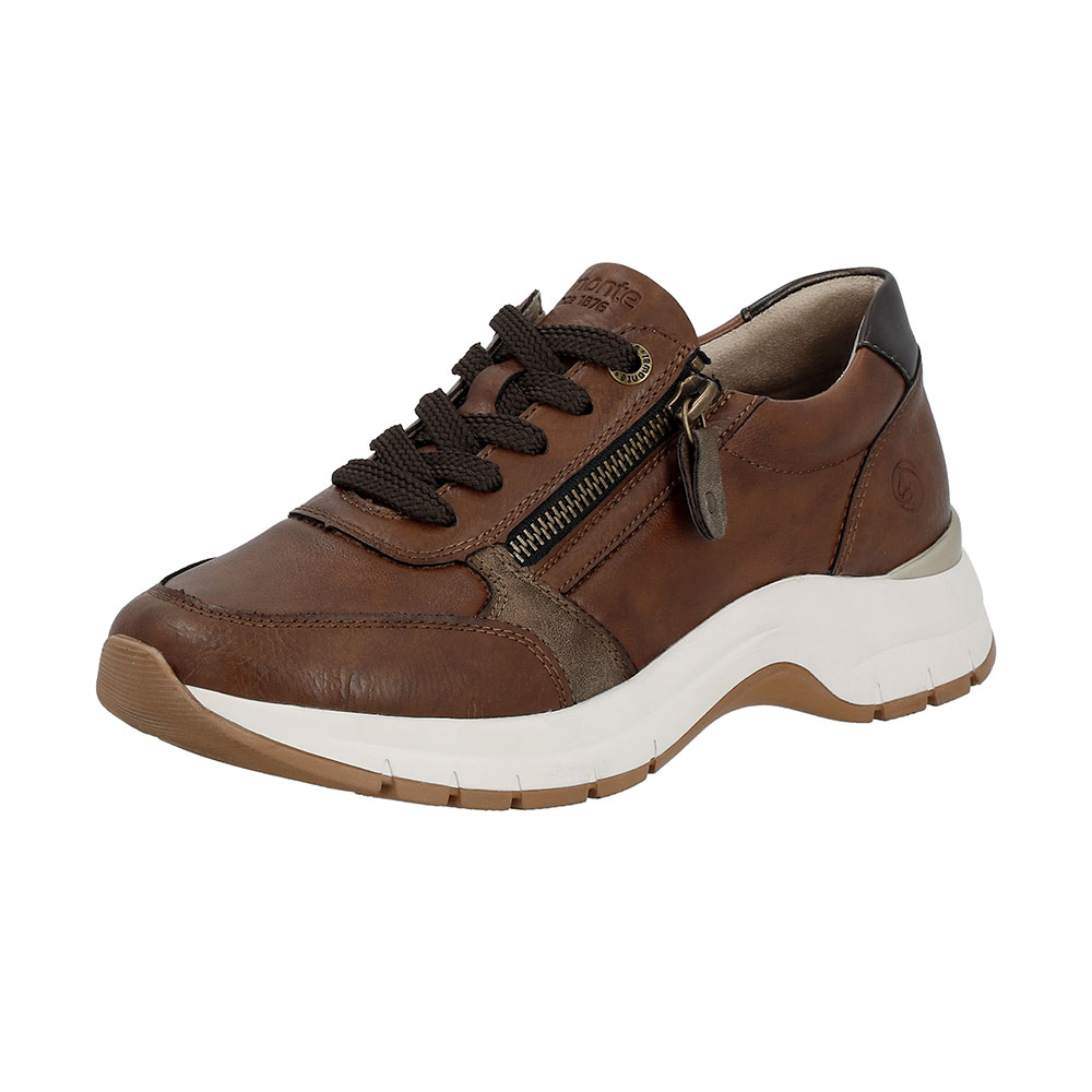 Remonte Damen Sneaker Eagle Australia schokobraun schräg vorne