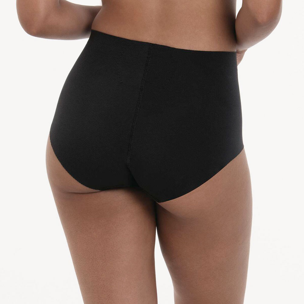 Anita Pocket Panty High Waist 1457 in Schwarz - Model Rückansicht