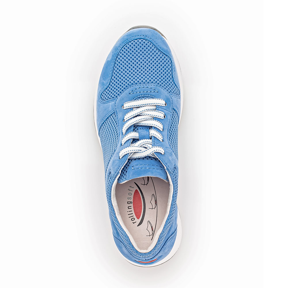 Gabor Rollingsoft Sneaker in Blau - Oben