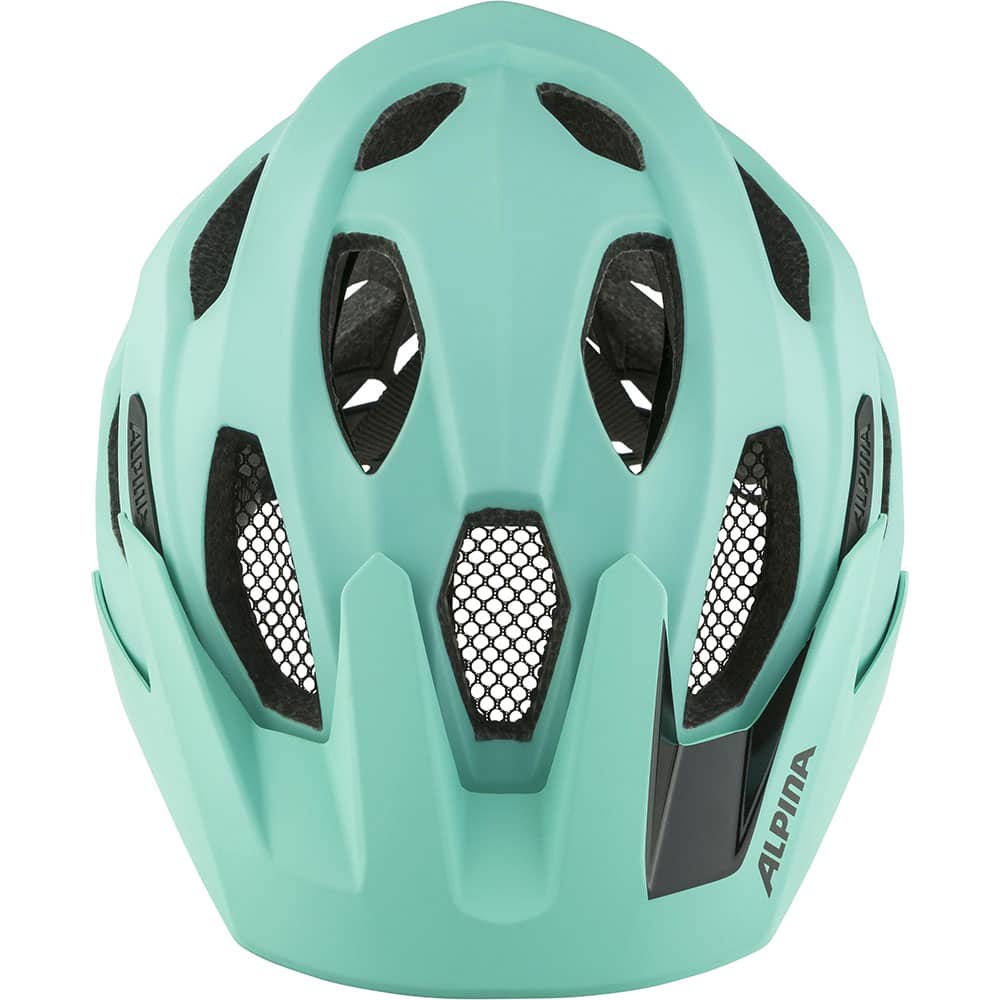 Alpina Fahrradhelm Carapax 2.0 turquoise matt vorne