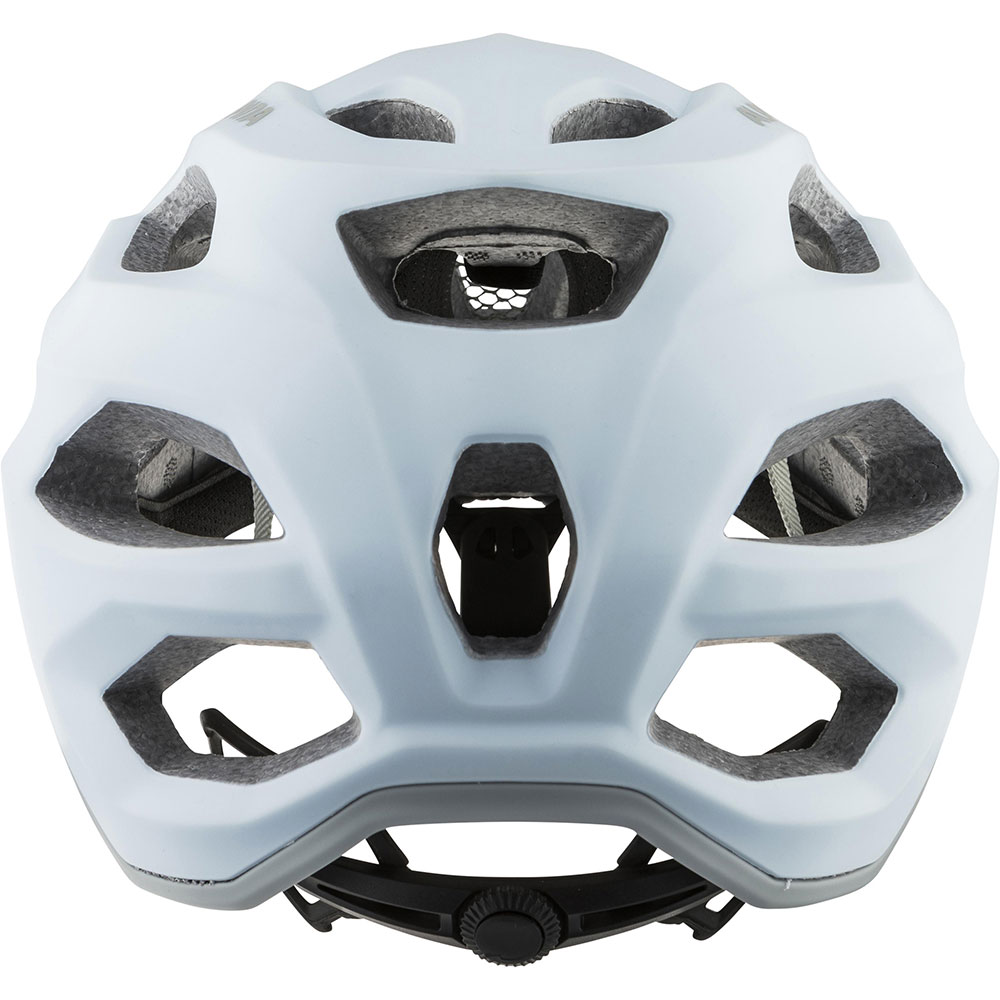 Alpina Fahrradhelm Carapax 2.0 dove blue grey hinten