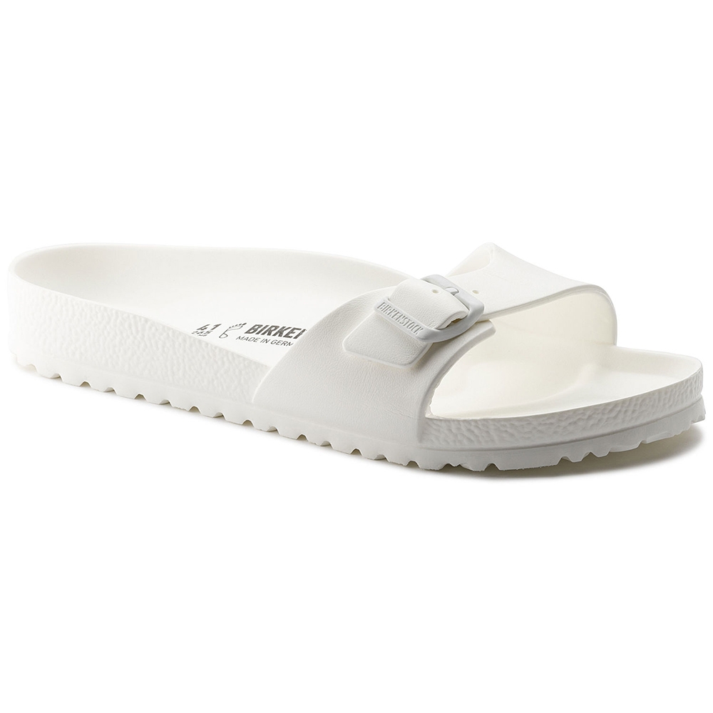 Birkenstock Badeschuhe Madrid EVA Weiß | Schmal ...